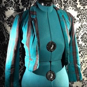 Plaid Cropped Blazer by Divided from H&M